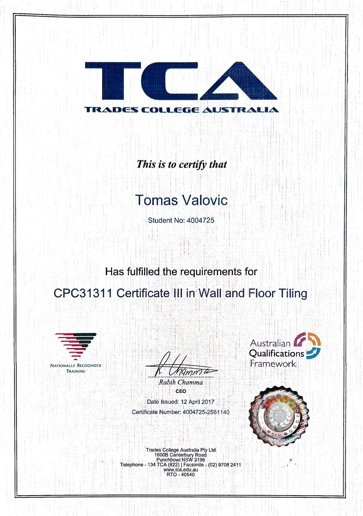 certifikát izolácie